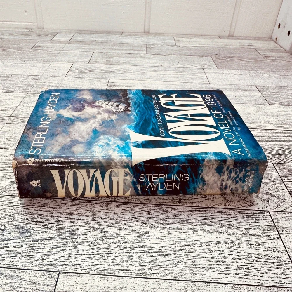 Voyage A Novel of 1896 1978 Avon PB‎ Maritime Historical Fiction Sterling Hayden
